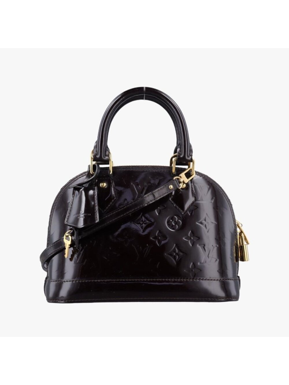 Louis Vuitton Alma BB Amarante Vernis Handbag